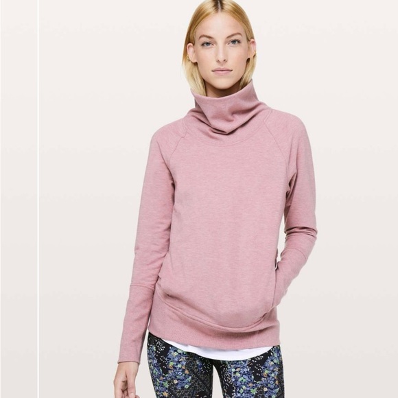 Lululemon High Lines Pullover Heathered Vintage Mauve size 6 - Picture 1 of 9